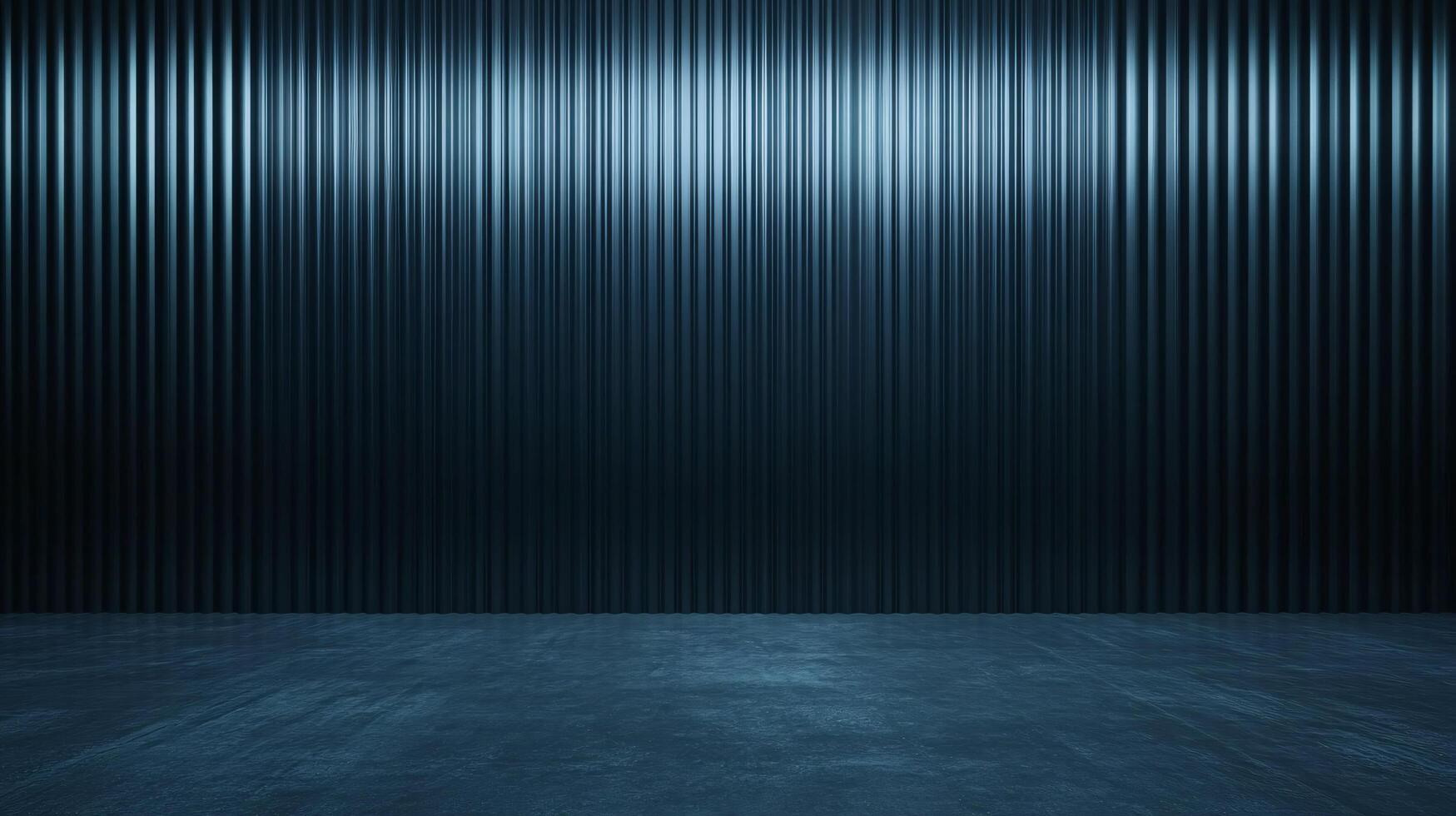 A dark blue wall with a black stripe photo