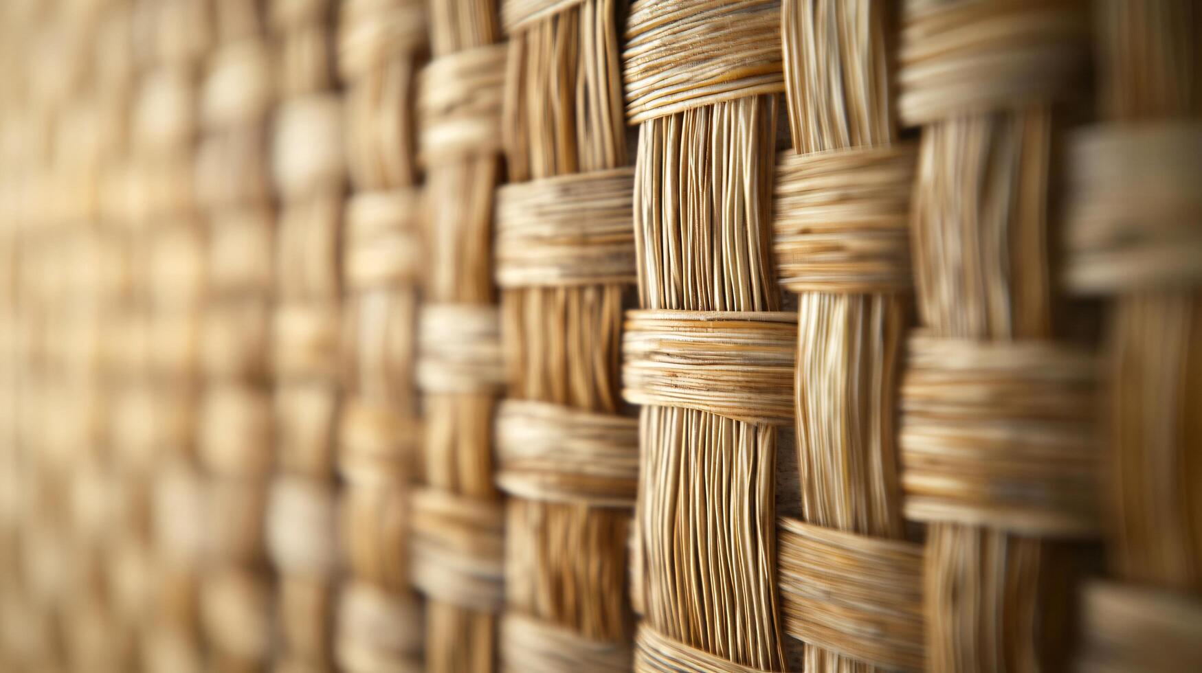 A close up of a woven material with a brownish color photo