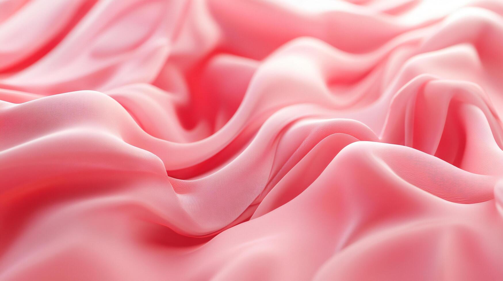 A pink fabric with a wave pattern photo