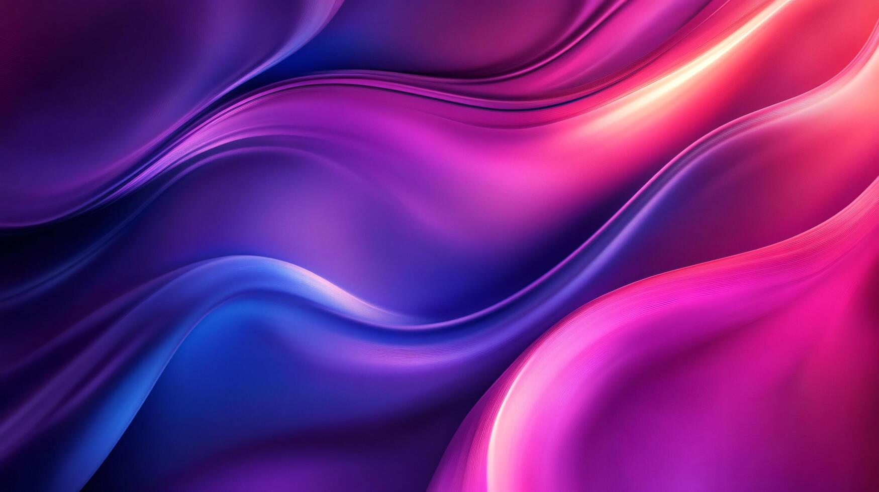A purple and blue wave with a pink hue photo