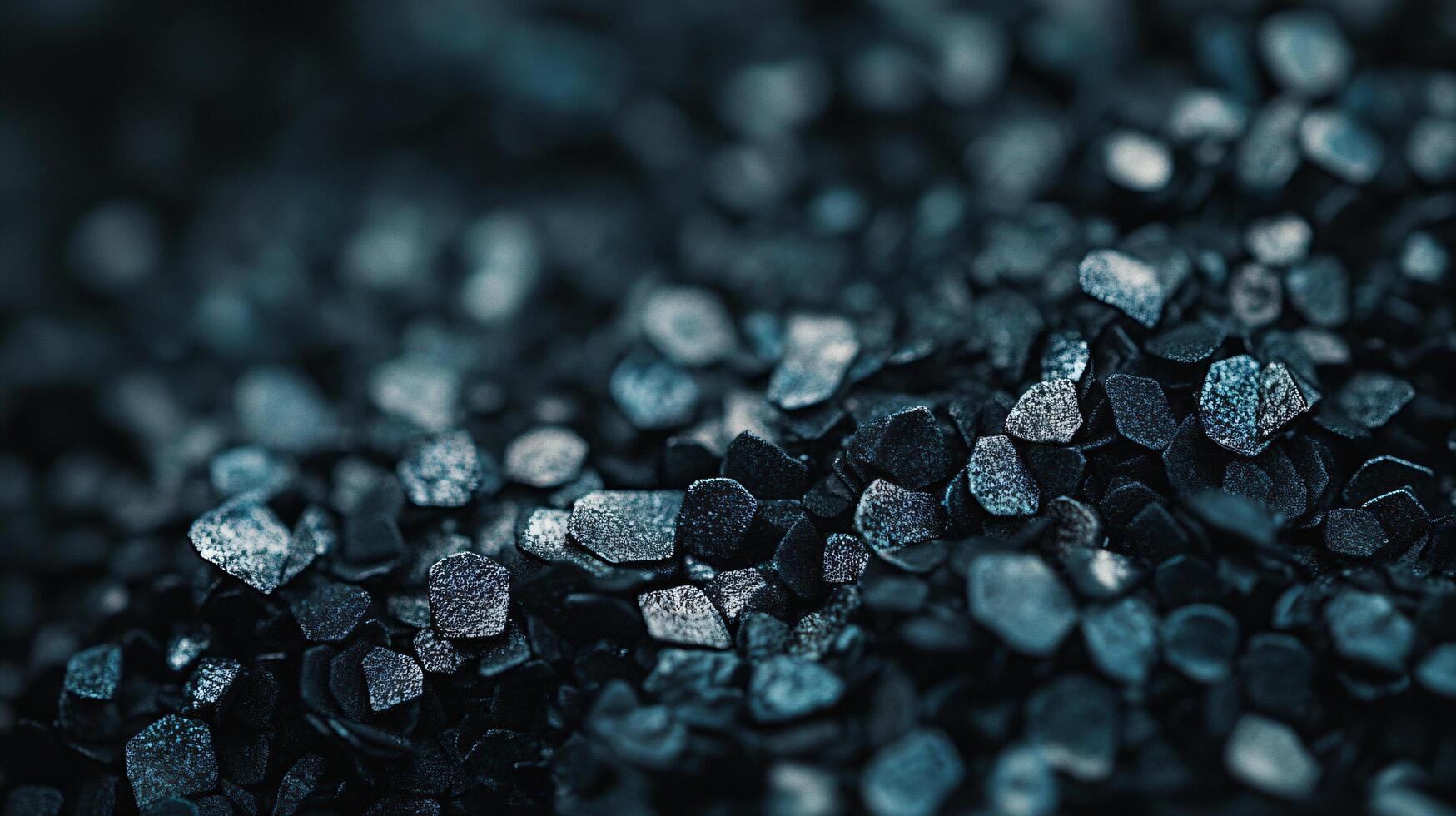 A close up of a pile of blue rocks photo