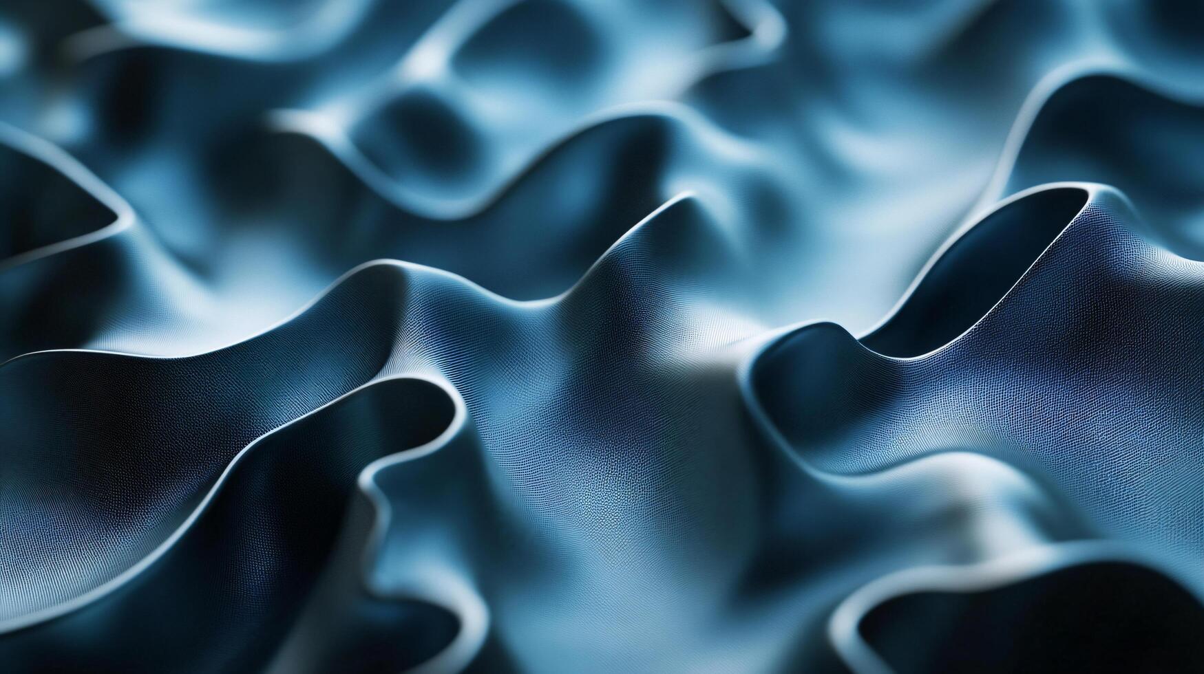 The image is a close up of a blue wave with a lot of detail photo