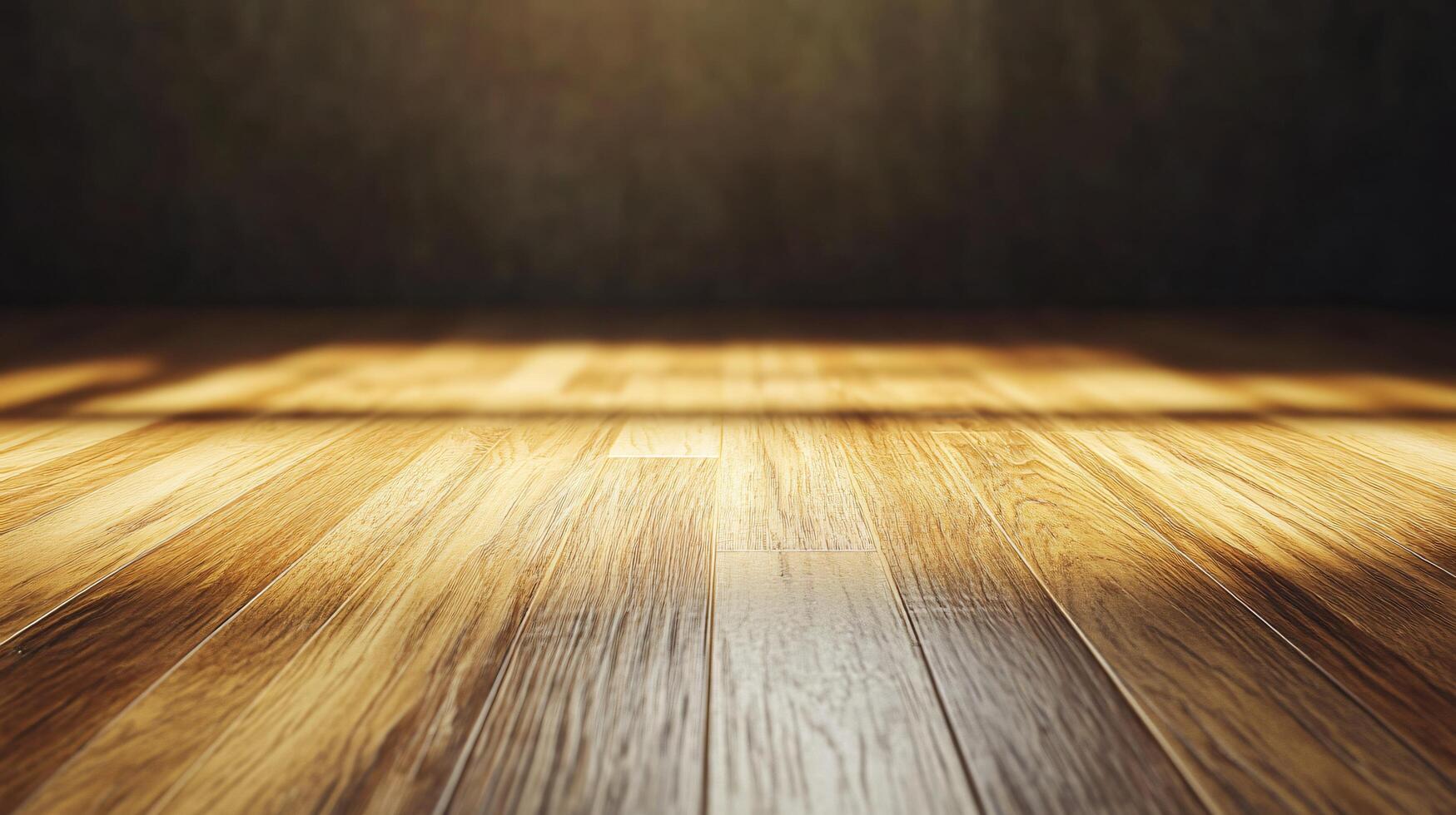 A wooden floor with a dark background photo