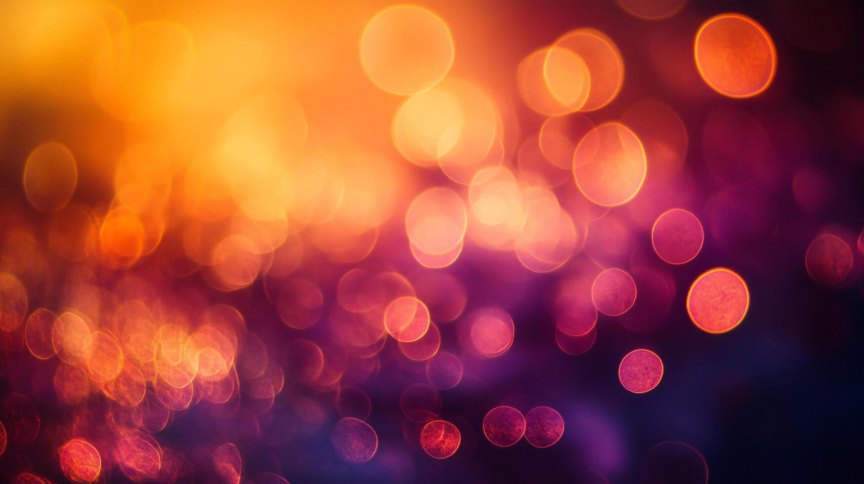 A blurry image of a purple and orange background with many small circles photo