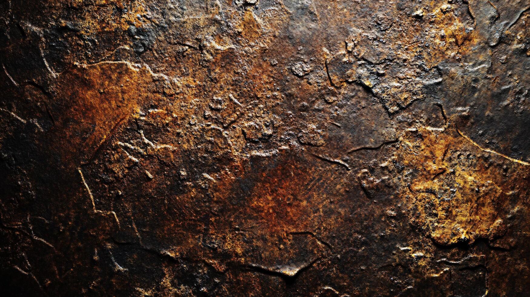 A rough, old stone wall with a lot of cracks and crevices photo