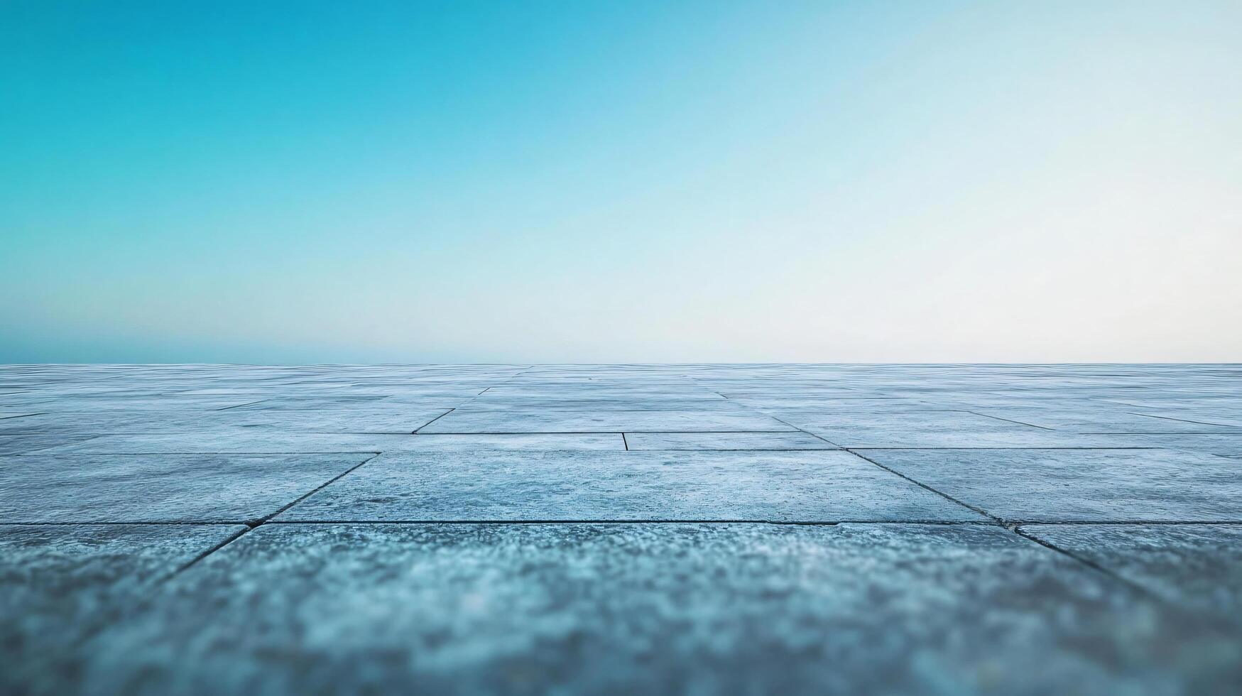 A blue sky with a white cloud in the background photo