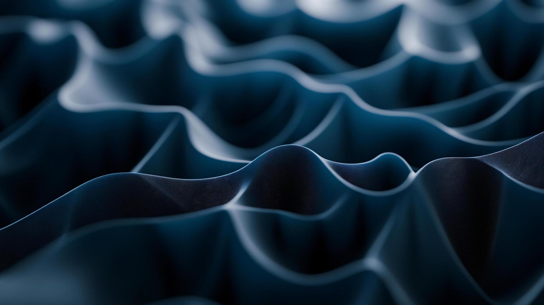 The image is a close up of a blue wave with a lot of detail photo