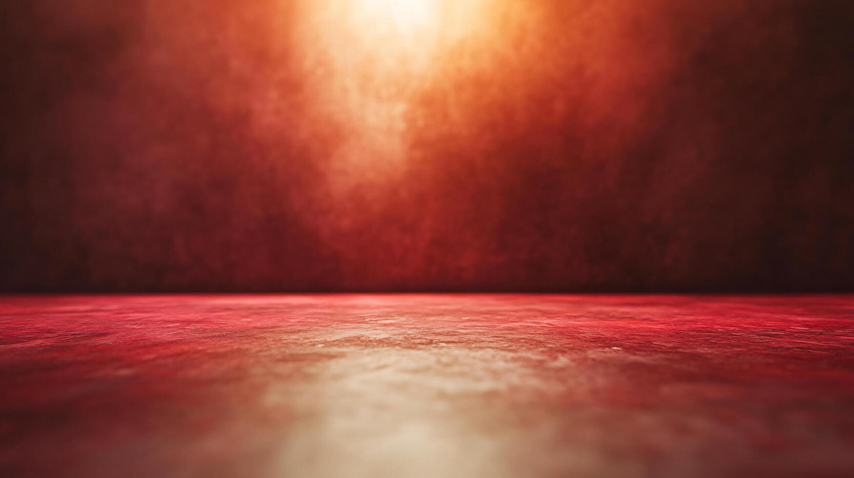 A red background with a red floor photo