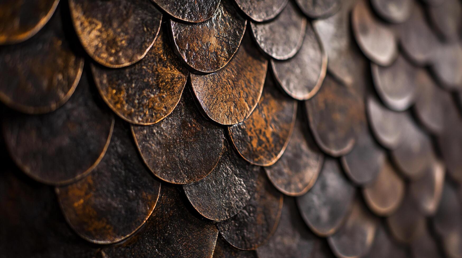 A close up of a metal roof with many small circles photo
