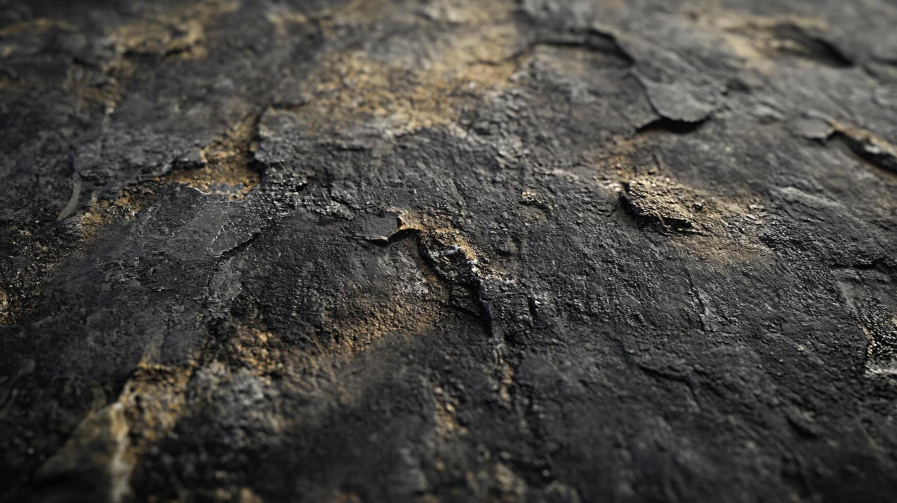 A close up of a rocky surface with a lot of dirt and dust photo