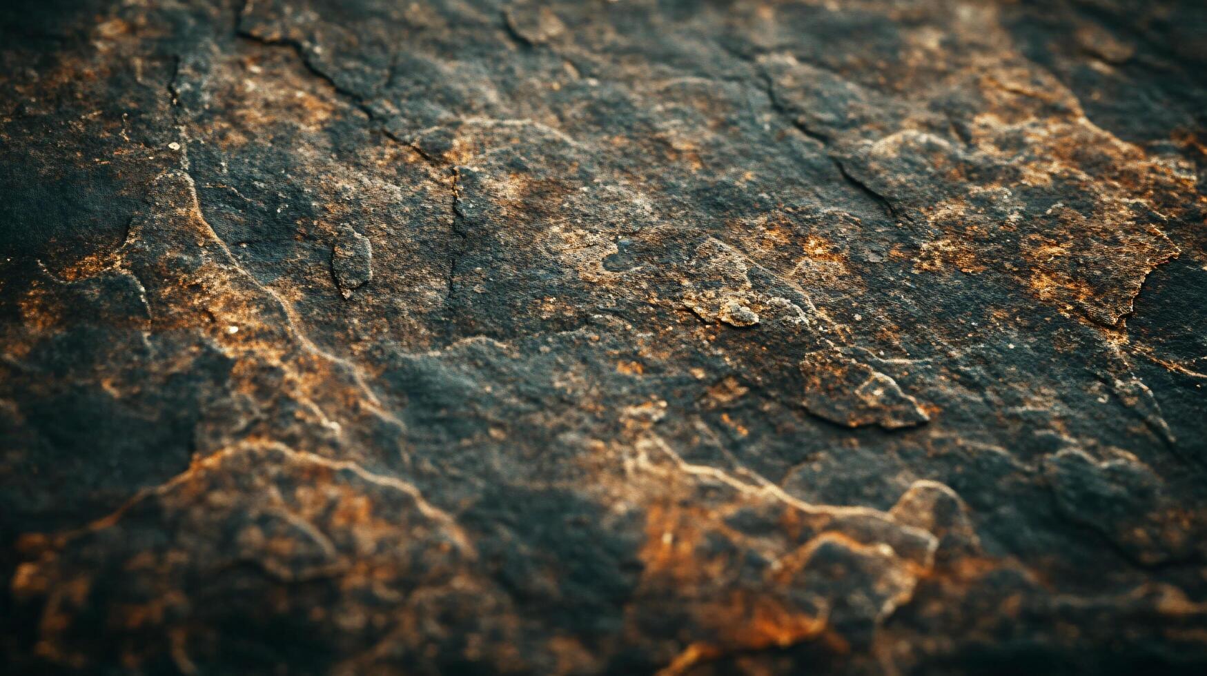 A close up of a rock with a brownish color photo