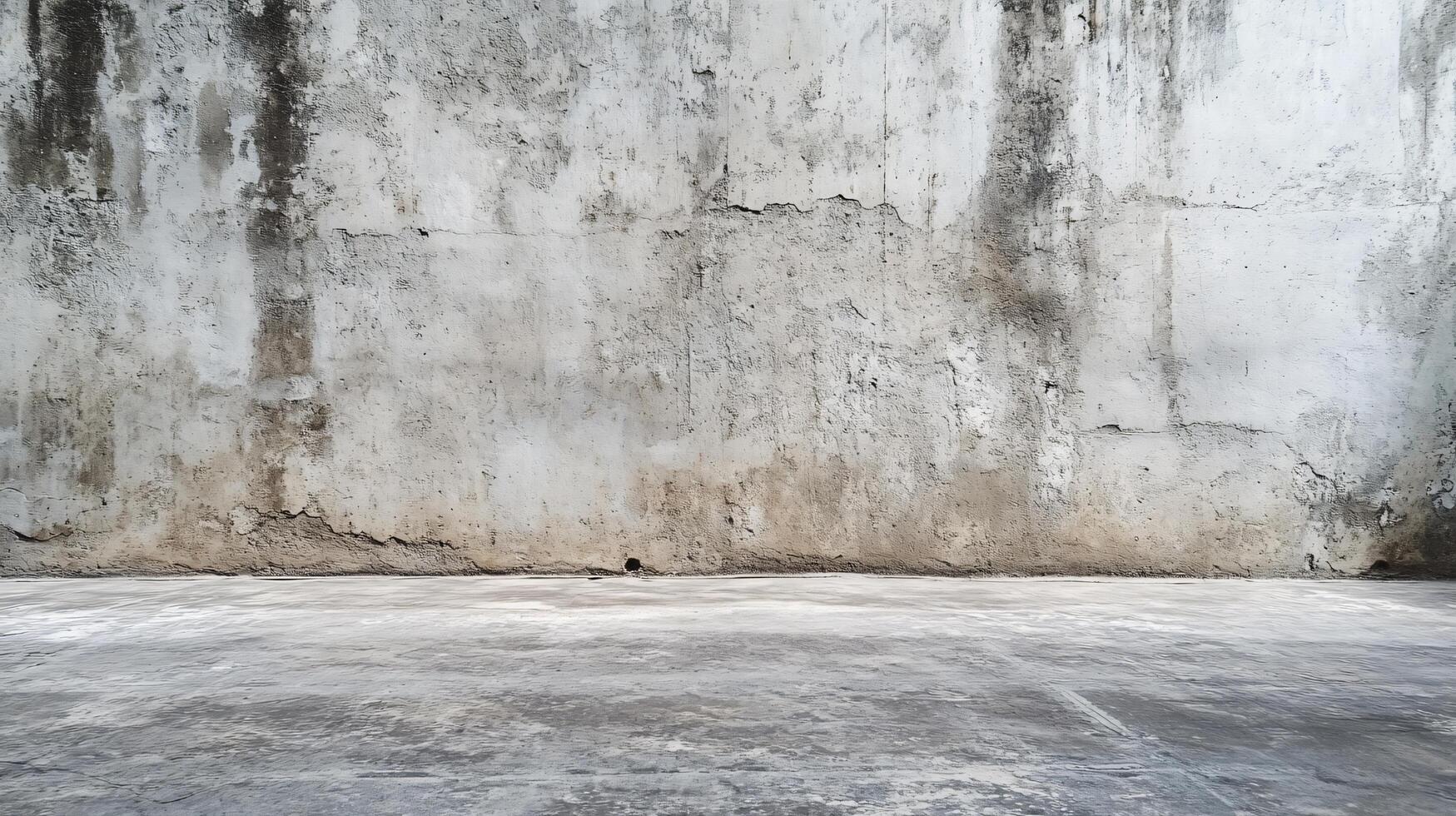 A wall with a large crack in it photo