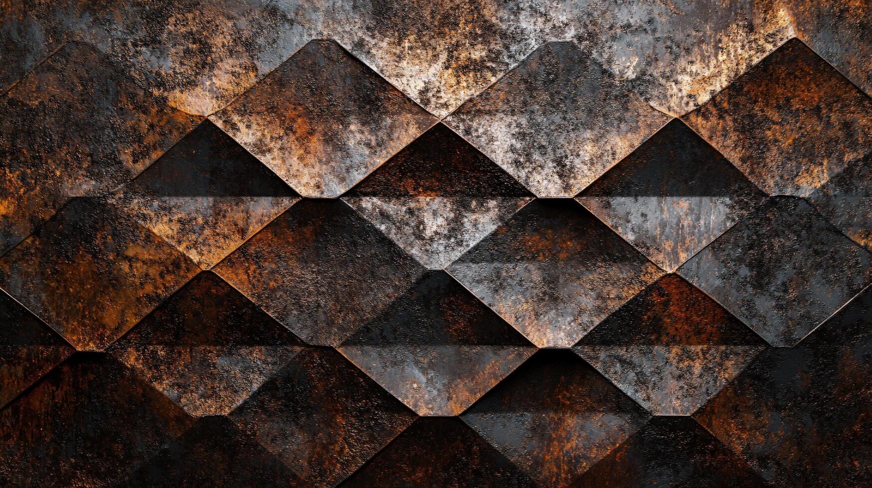 A close up of a wall with a lot of texture and a lot of brown and orange colors photo