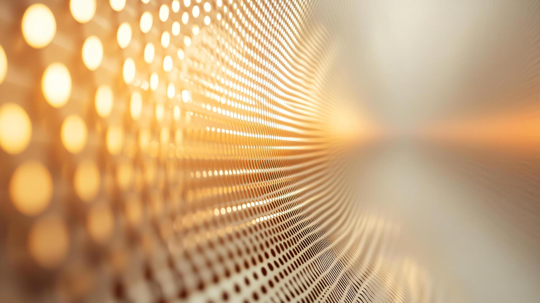 A gold and white background with a lot of dots photo