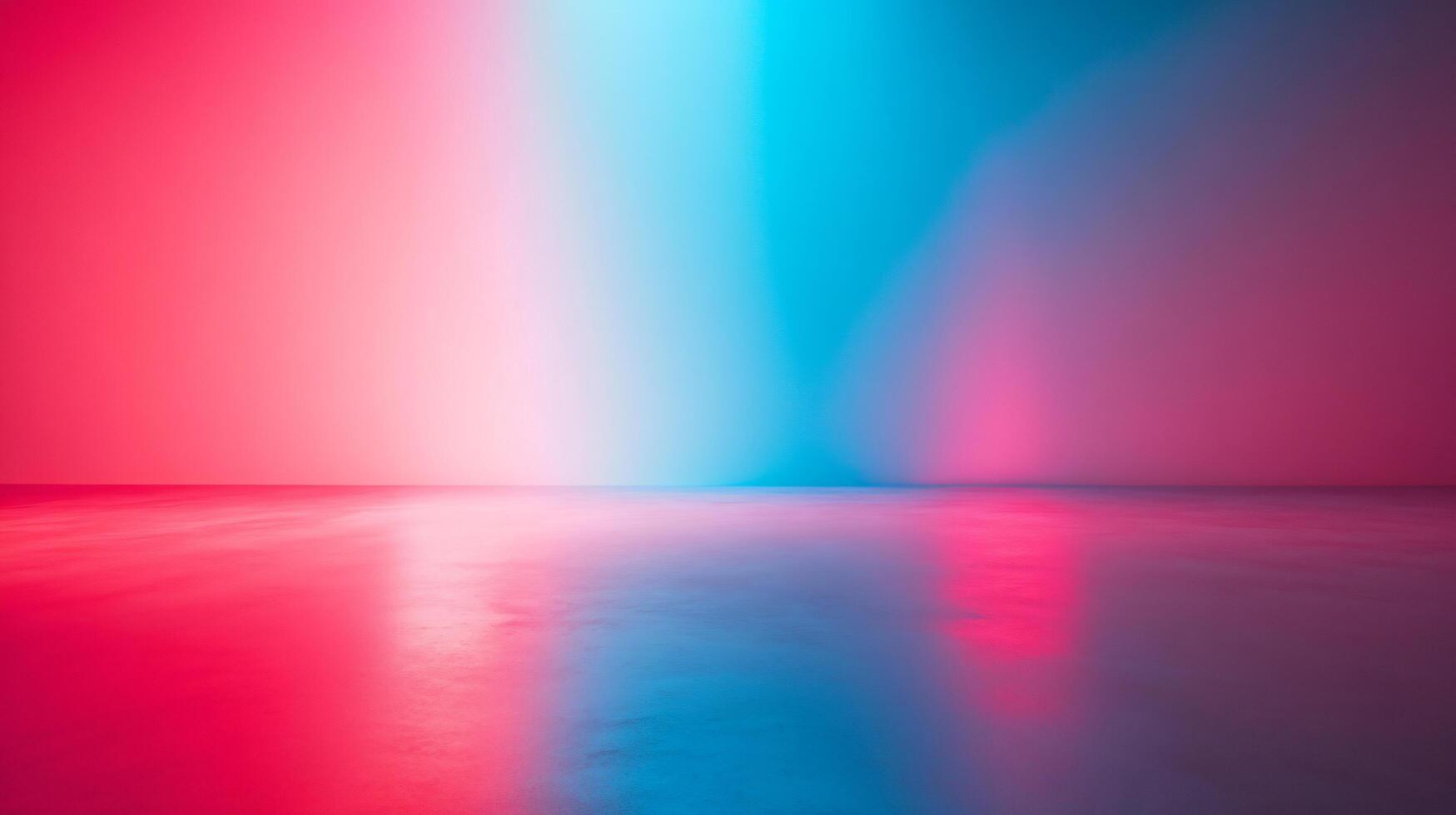 A blue and red background with a white line in the middle photo