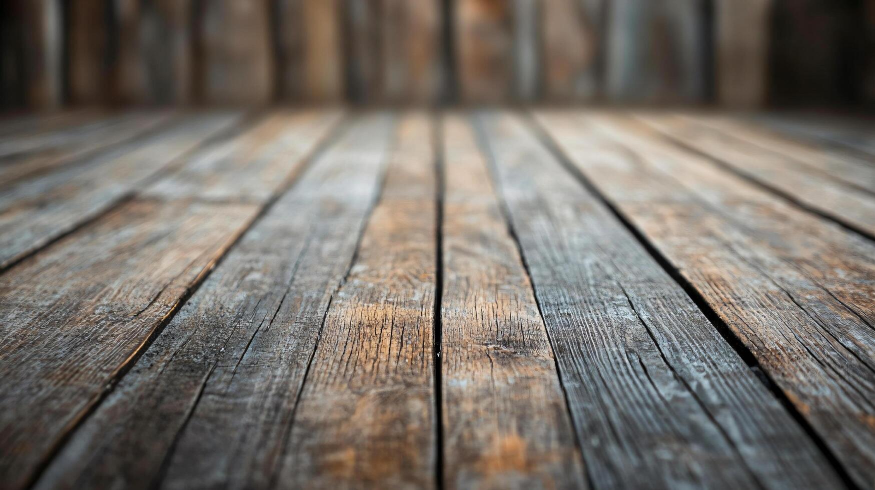 A wooden floor with a few scratches and marks photo