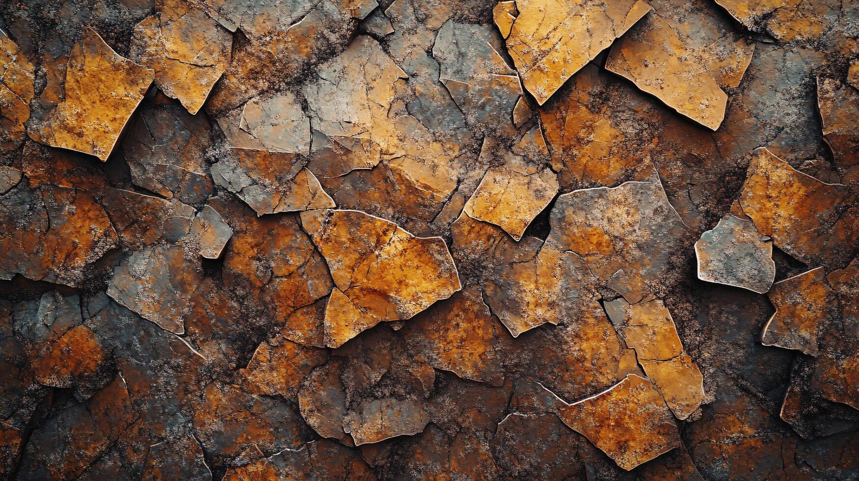 The image is a close up of a wall with a lot of cracks and holes photo