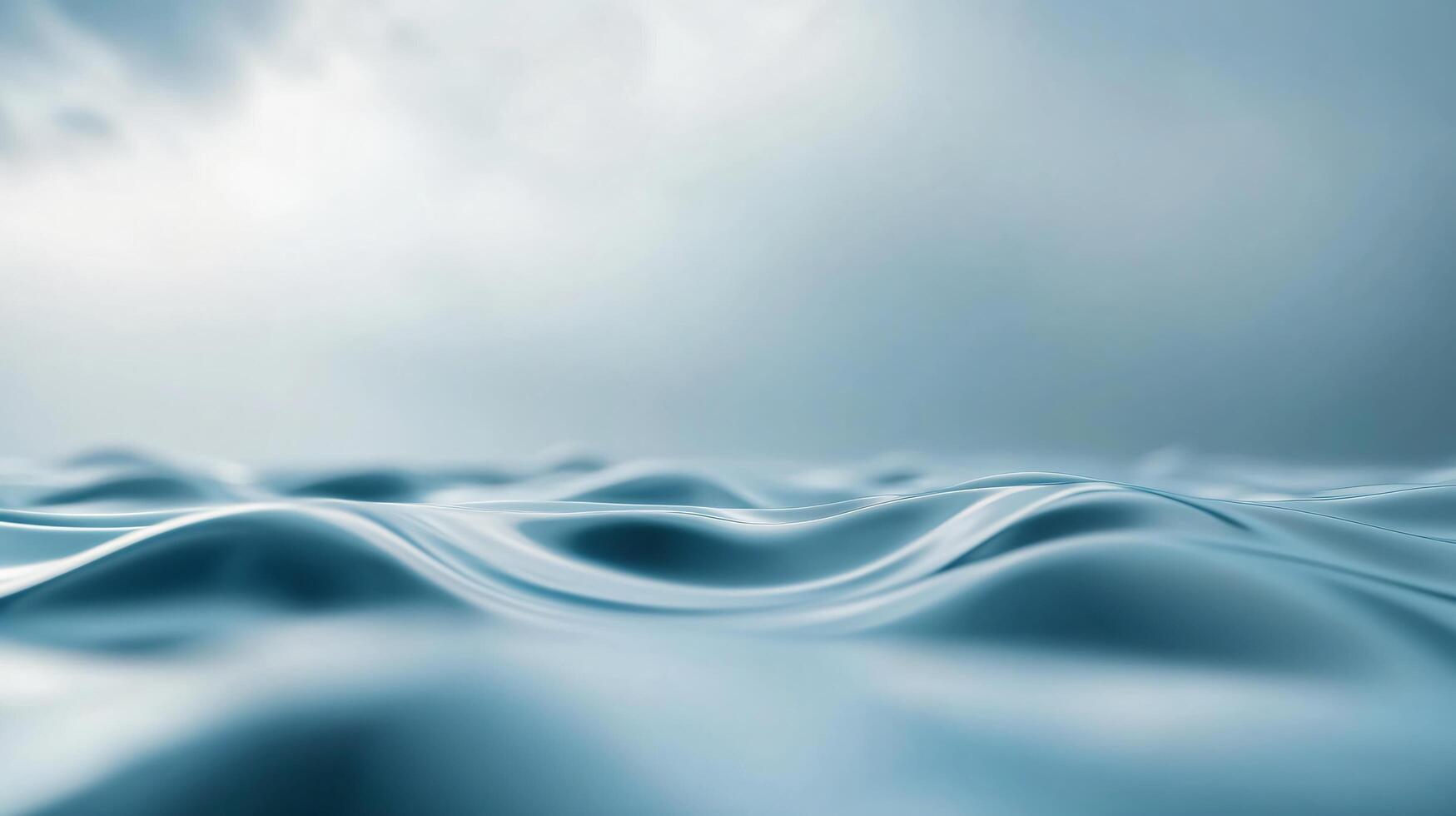 The image is of a body of water with a very smooth surface photo