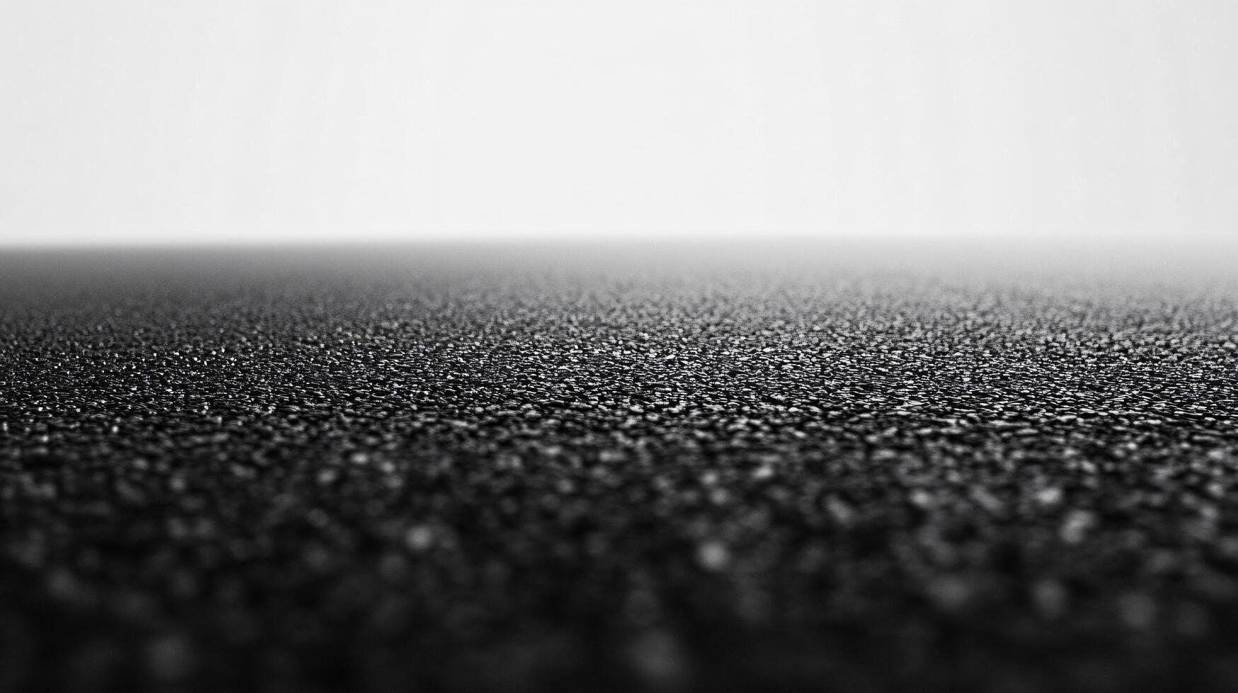 A black and white photo of a road with a white background
