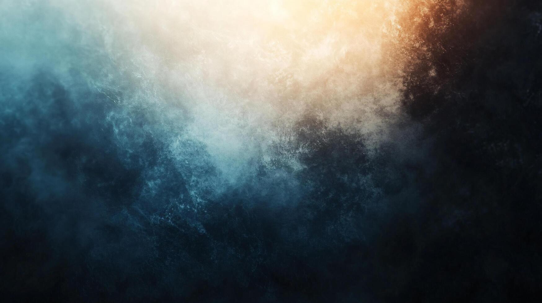 A blurry blue and white background with a splash of yellow photo