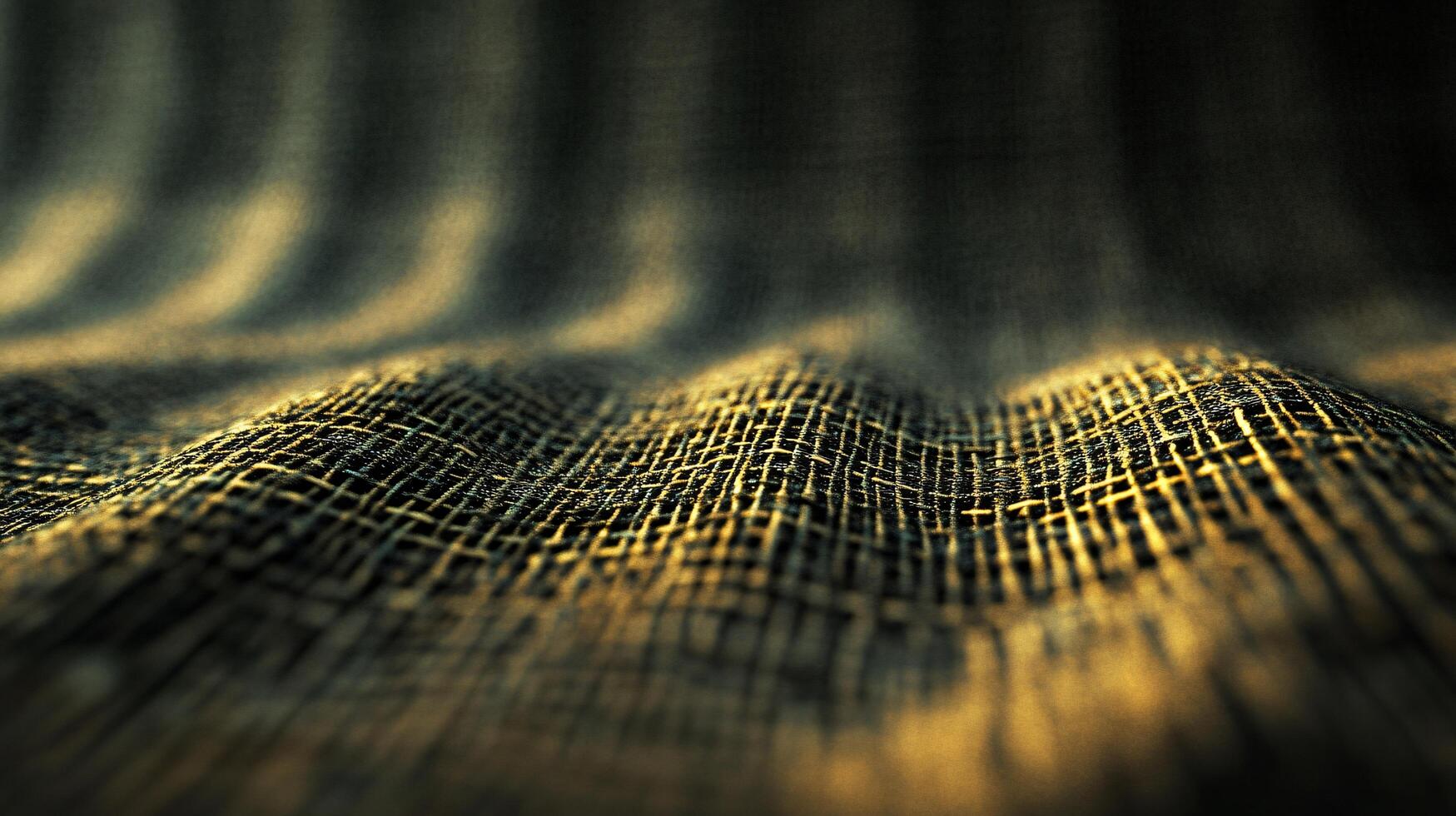 A close up of a piece of fabric with a gold hue photo