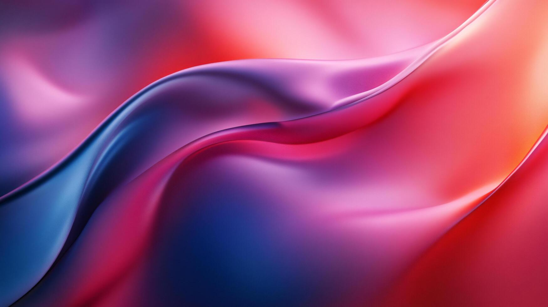 A purple and blue fabric with a red stripe photo