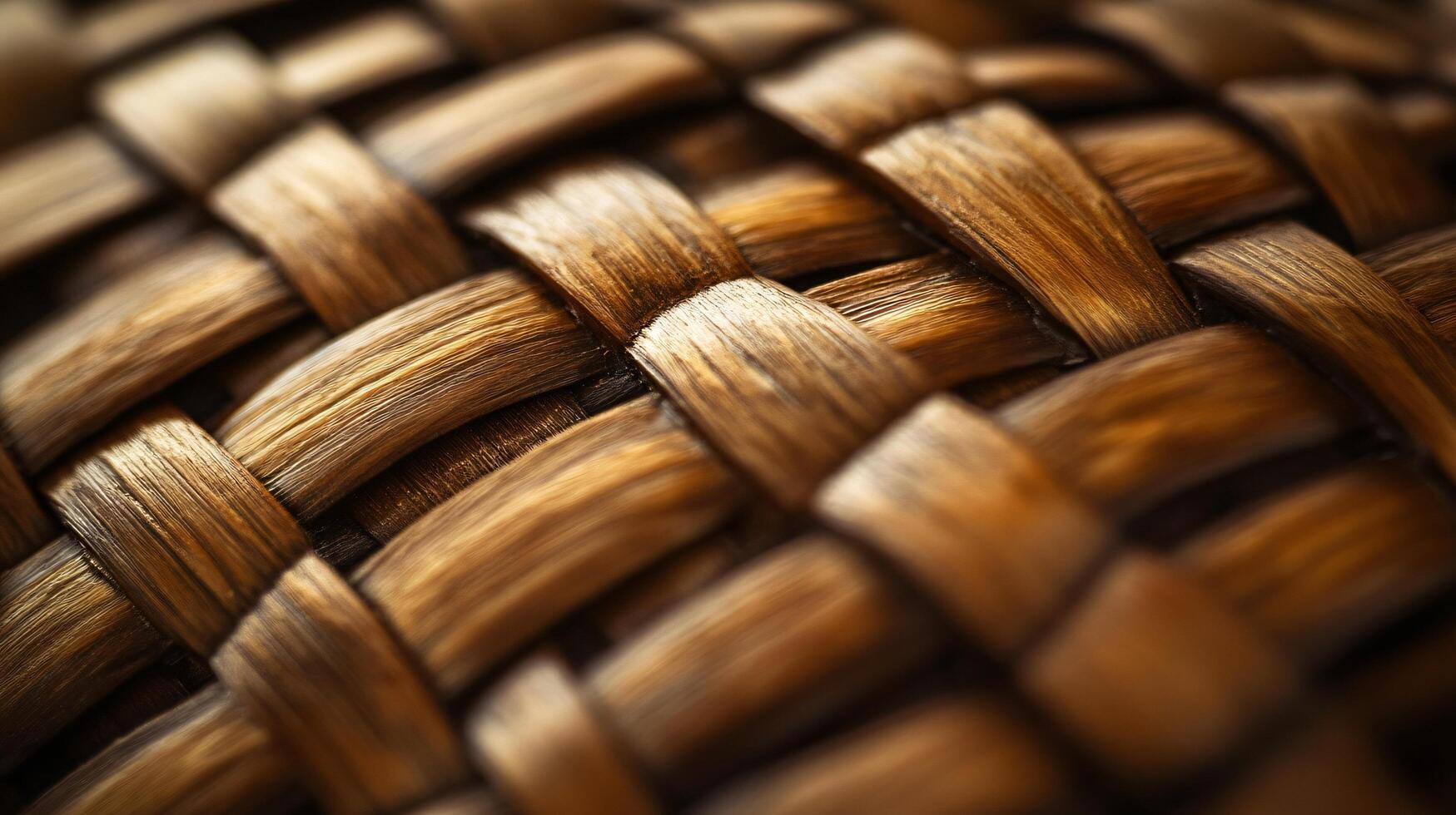 The image is of a woven material with a brown color photo