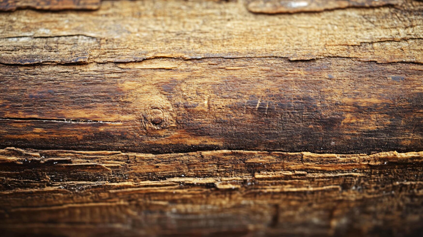 The image is of a wooden surface with a grainy texture photo
