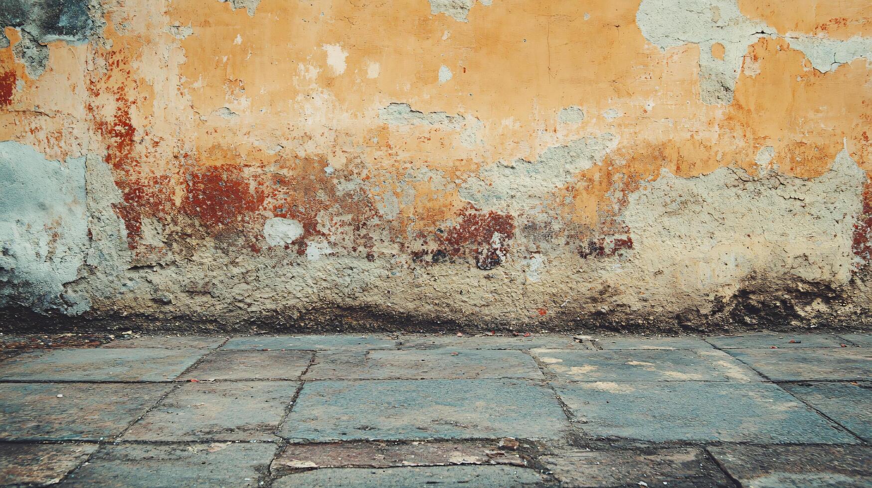 A wall with a lot of cracks and holes photo