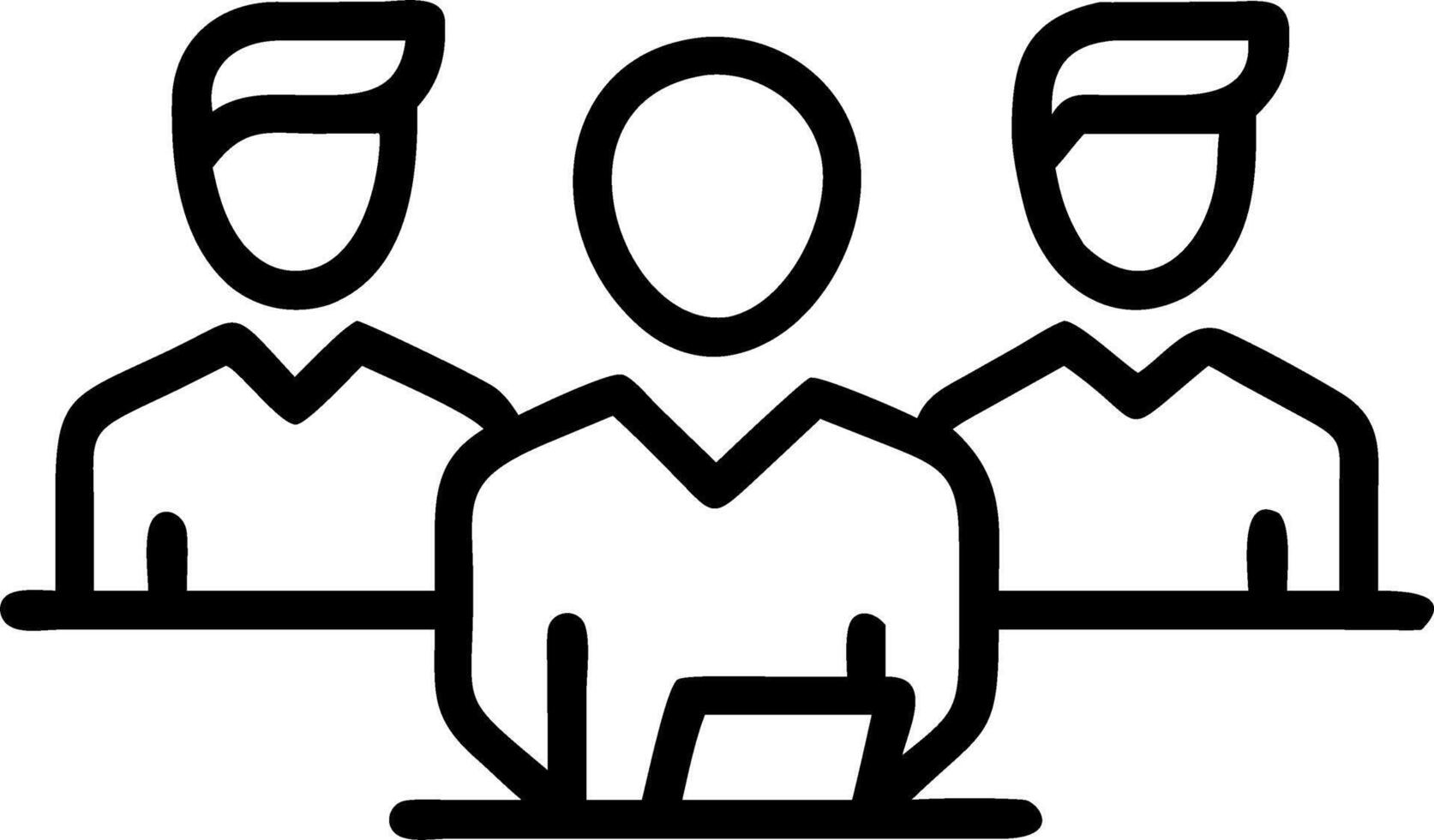 Young professionals collaborating on project in trendy office with glossy background and copy space vector