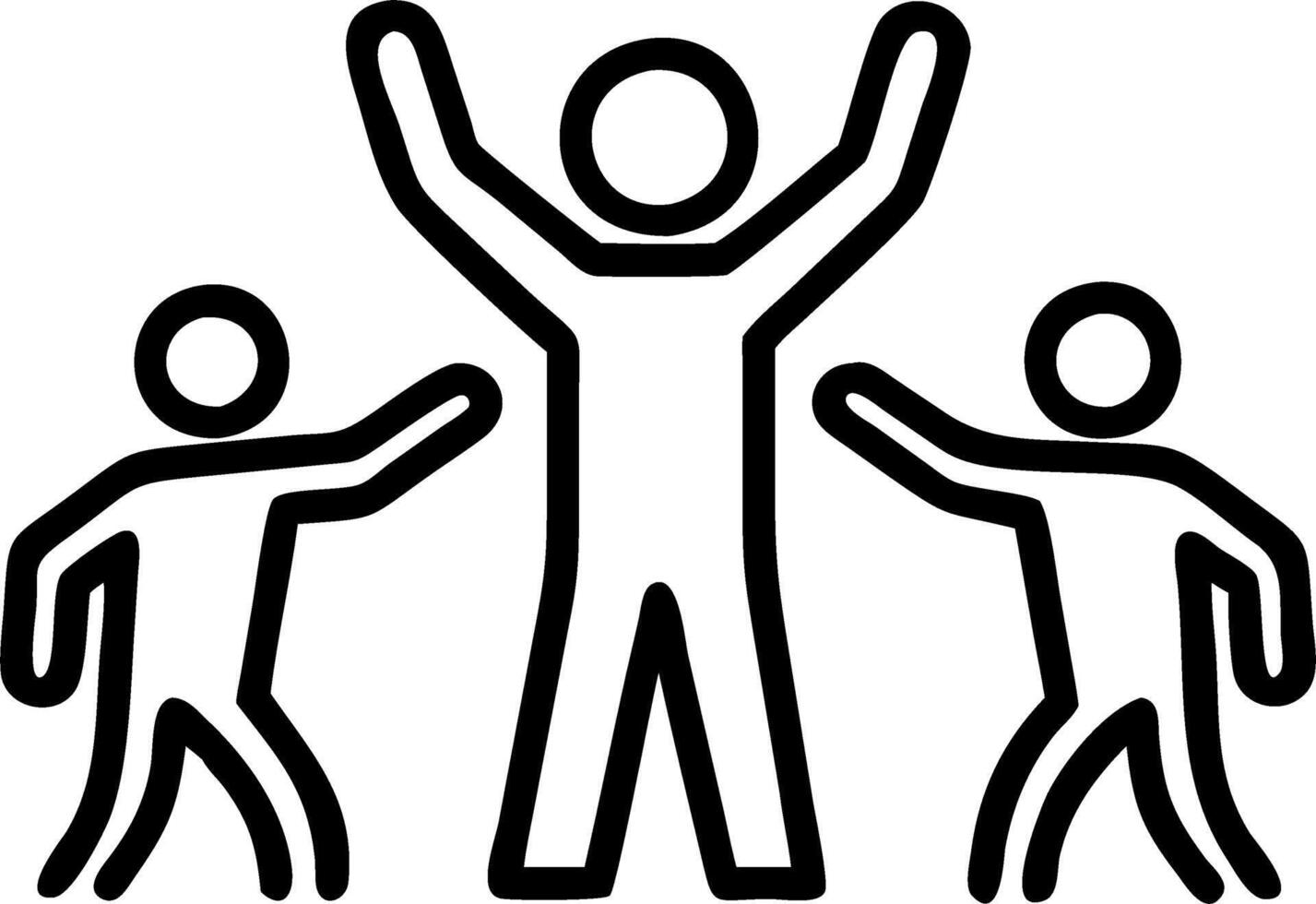 Supportive Leadership Team vector