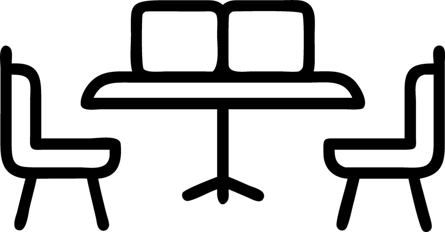 Plain Open Office with Empty Chairs vector