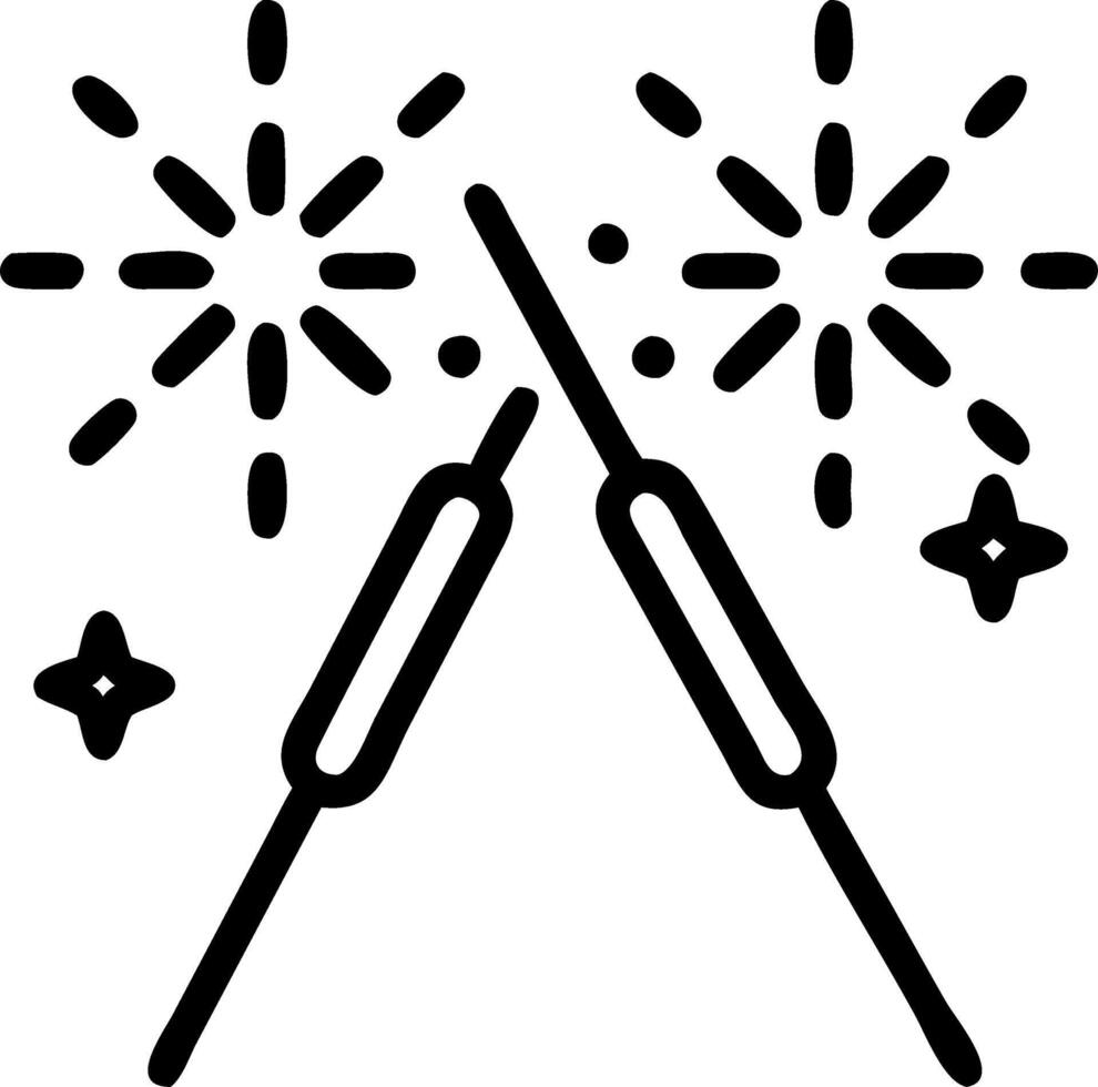 Reality Sparkler Close Up vector