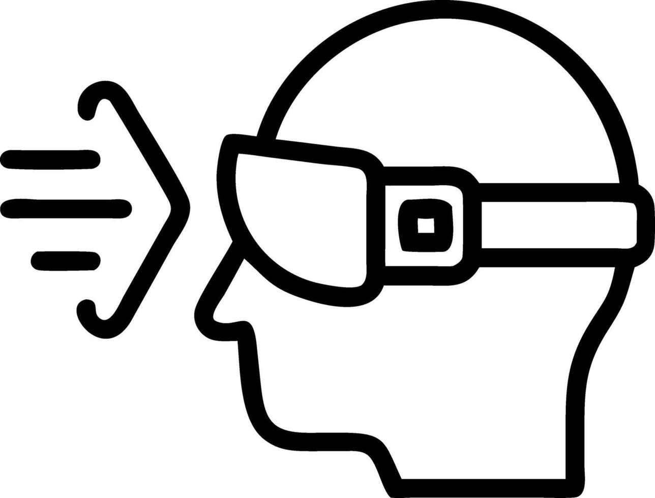 Multicultural team member using augmented reality glasses with macro digital art background and copy space vector