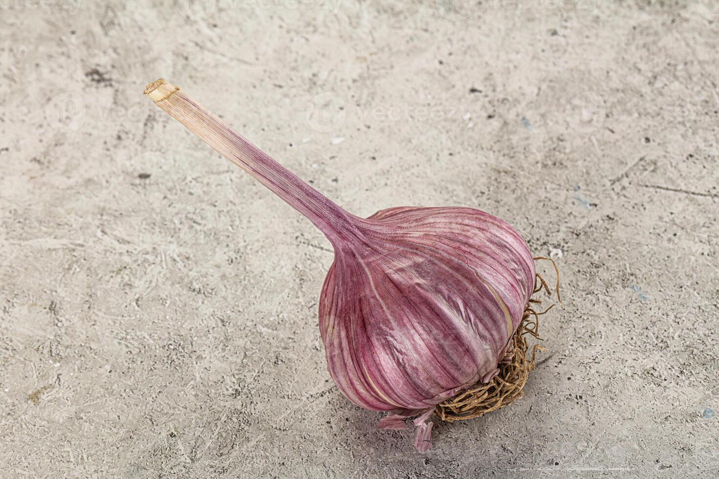 Ripe fresh garlic for cooking photo