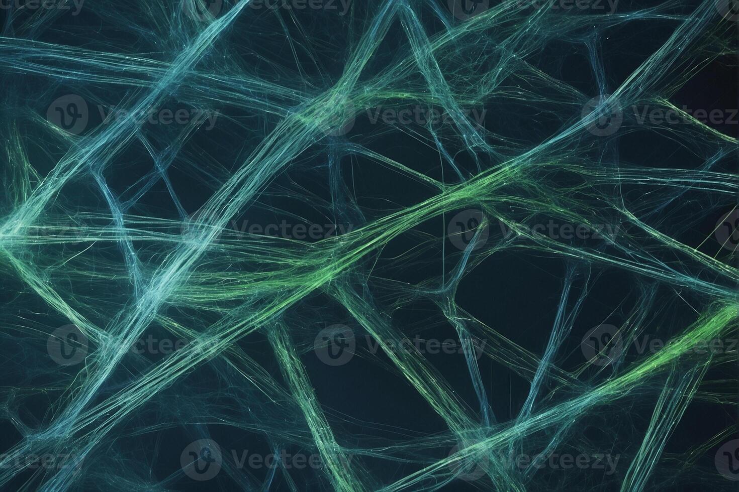 A green and blue abstract background with many lines photo