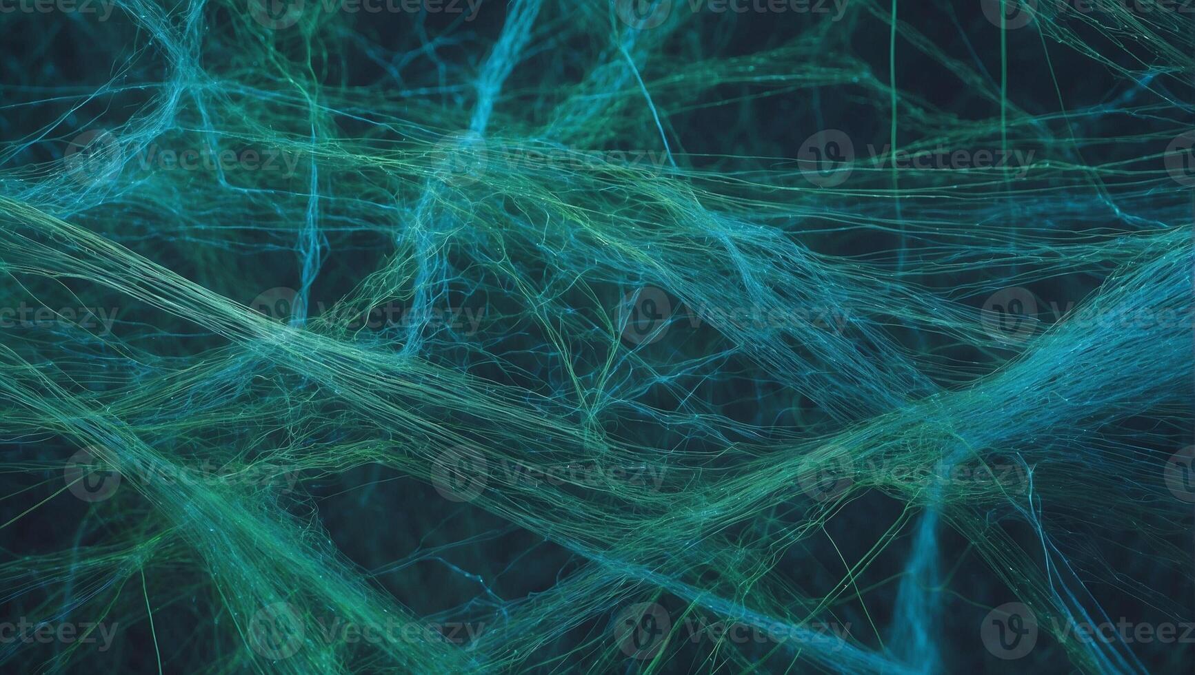 Abstract background of green and blue lines photo