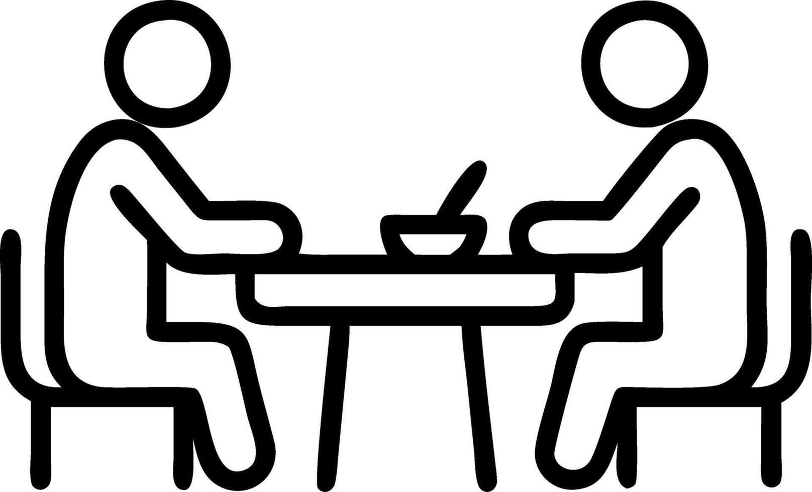 Lunch Break in Office Cafeteria vector
