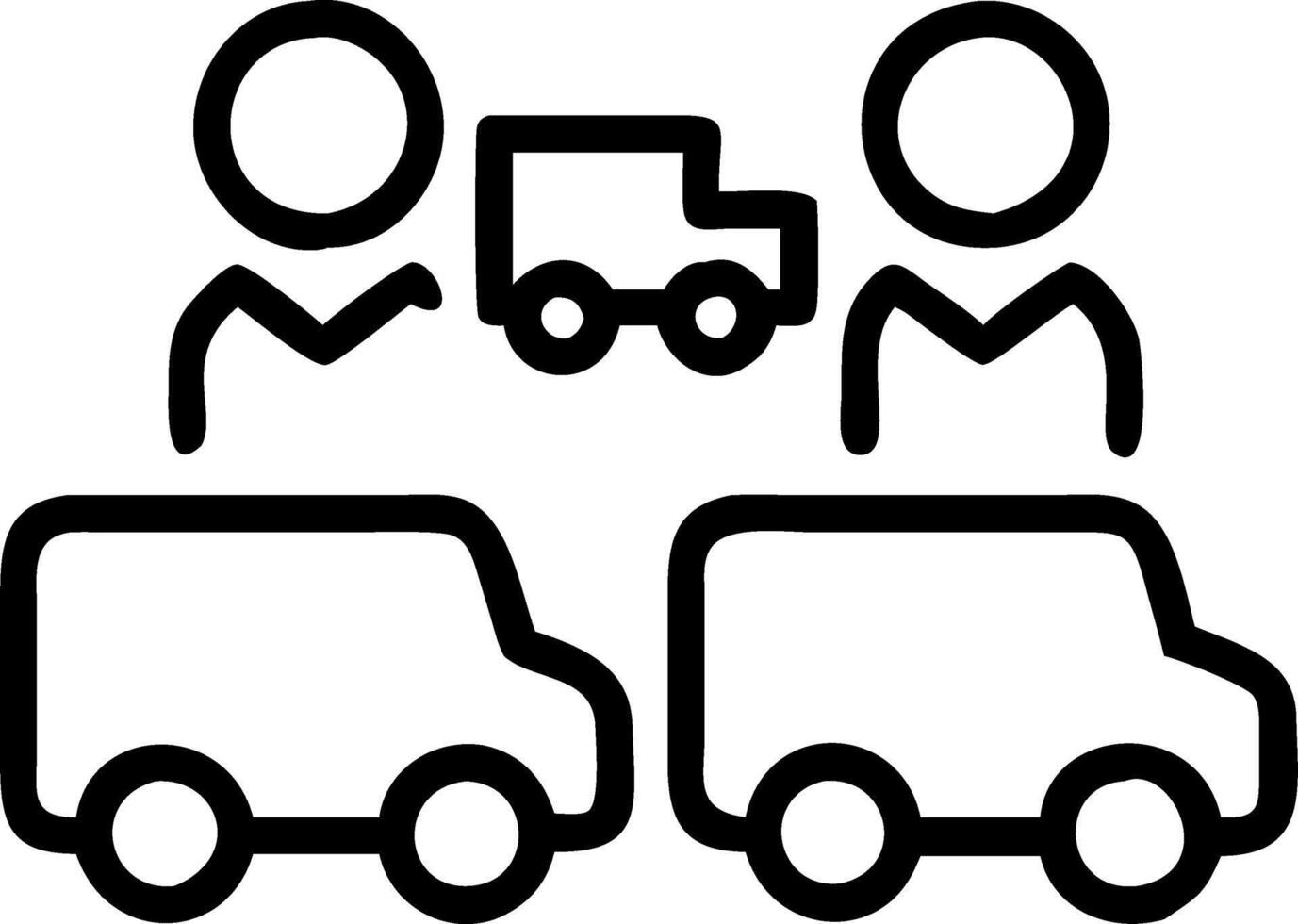 Kids Managing a Toy Fleet vector