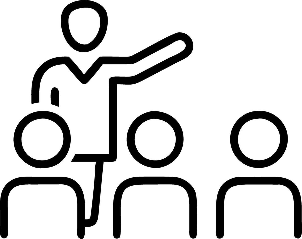 Leadership Support System vector