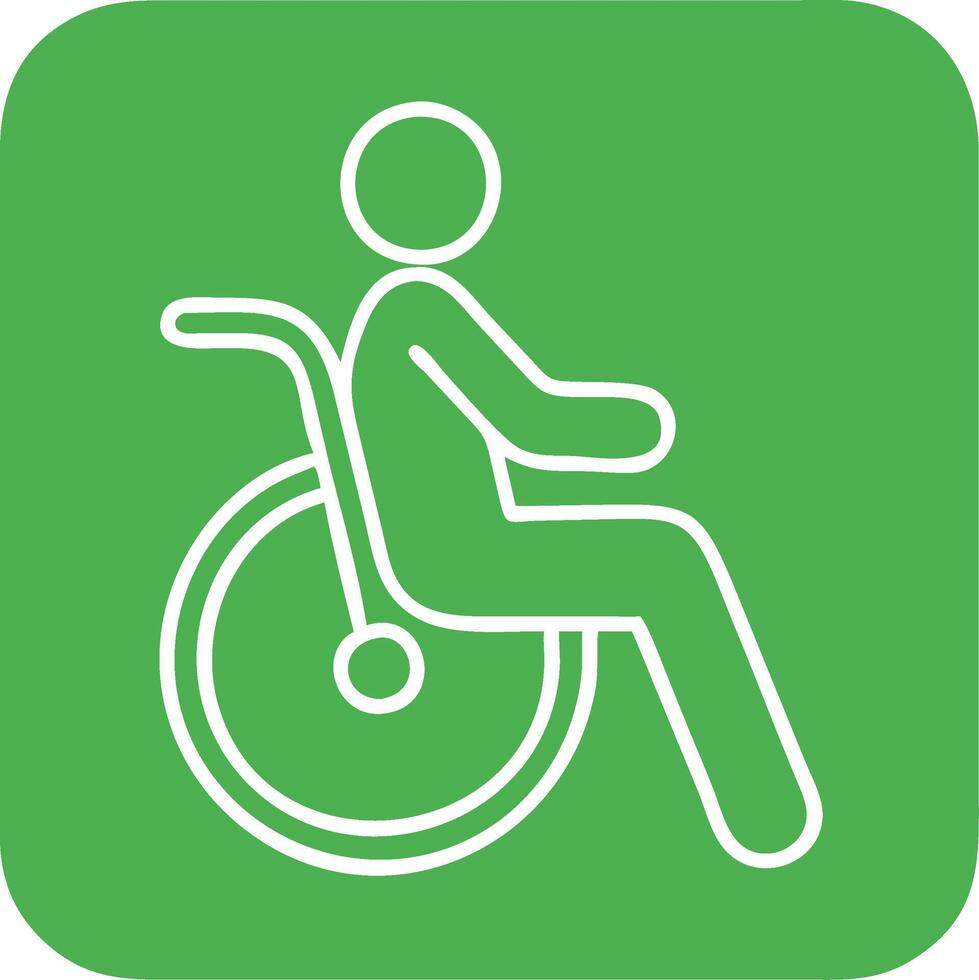 Accessible Wheelchair Symbol for Inclusive Design and Public Spaces vector