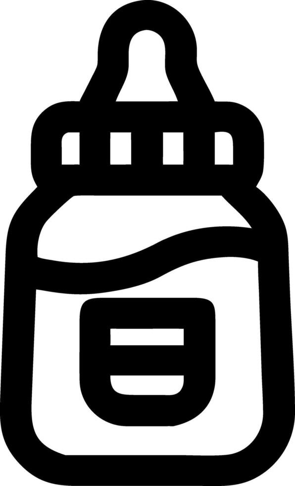 Black and White Glue Bottle for Creative Craft Uses vector