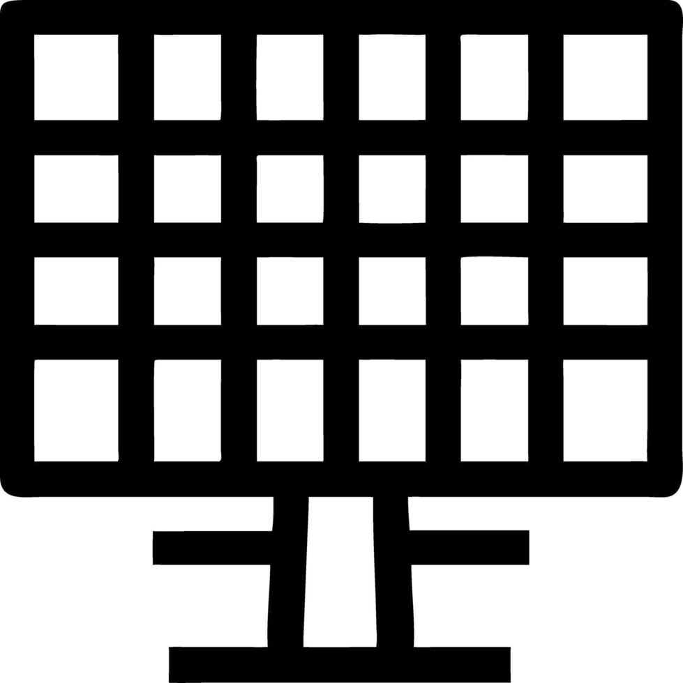 Black Outline Skyscraper Illustration for Architecture Design and Branding vector