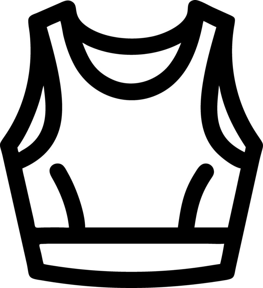 Black Sports Tank Top for Fitness Apparel Design and Branding vector