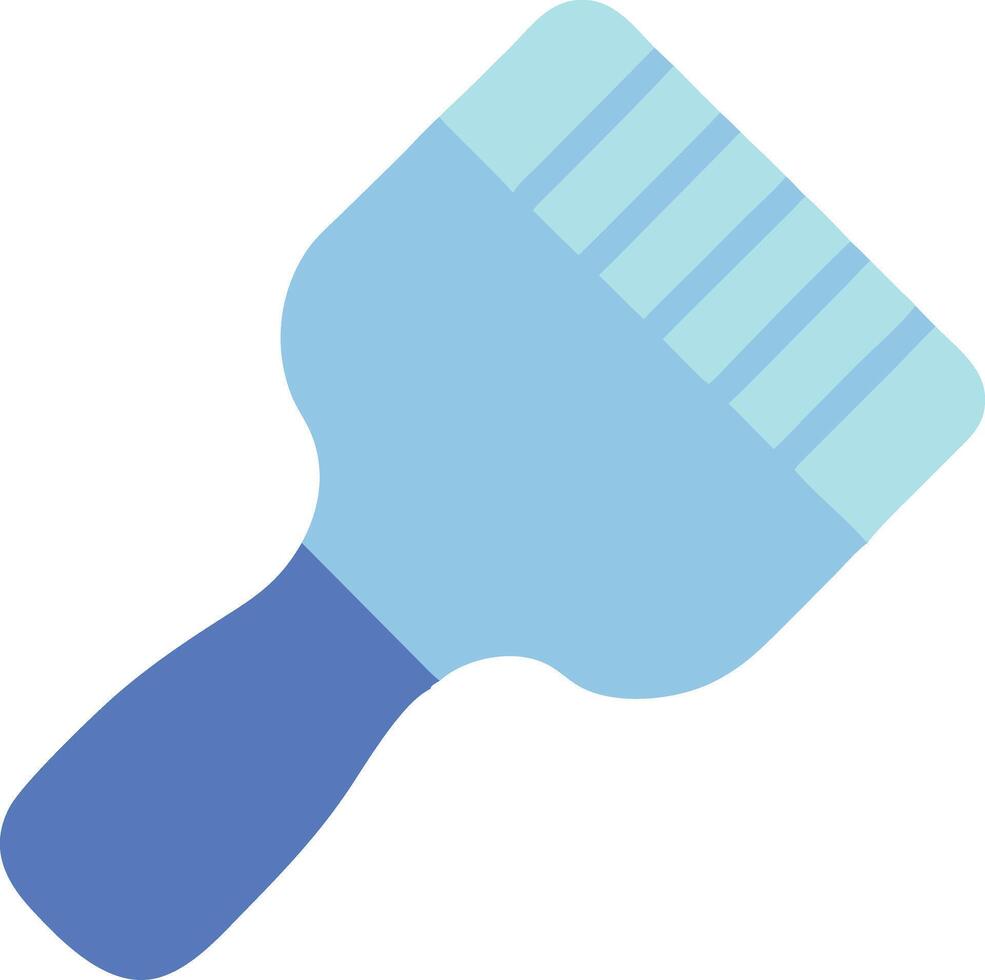 Blue Paintbrush Illustration for Art Design and Creative Projects vector