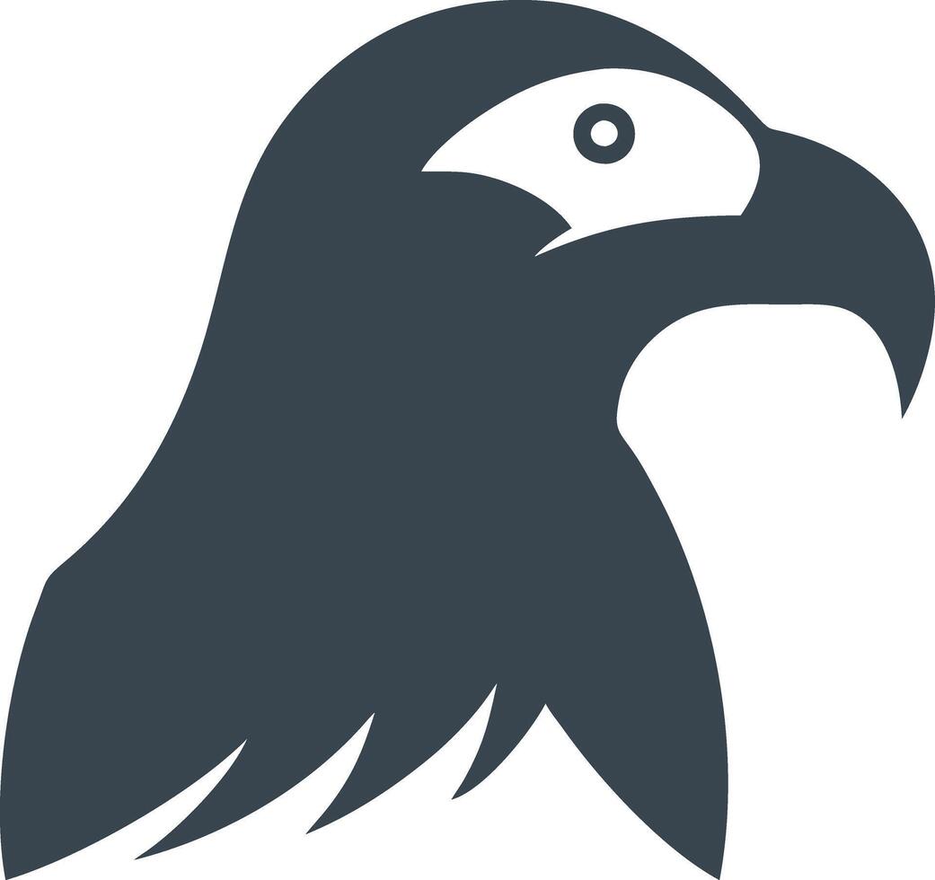 Bold Eagle Silhouette Design for Logos and Tattoos vector