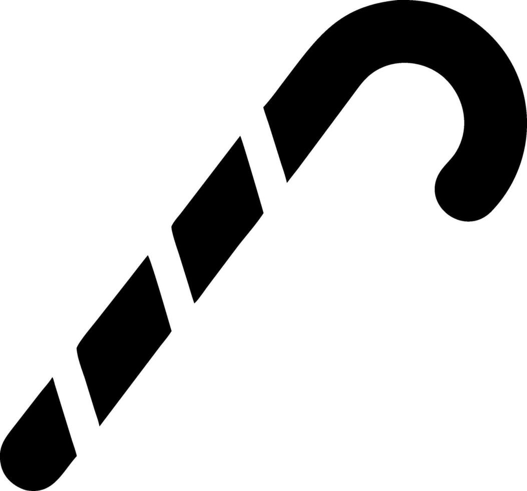 Broken Candy Cane for Christmas Holiday Design vector