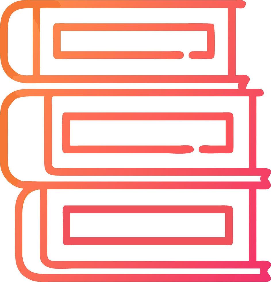 Colorful Stack of Books for Education Design and Learning Projects vector