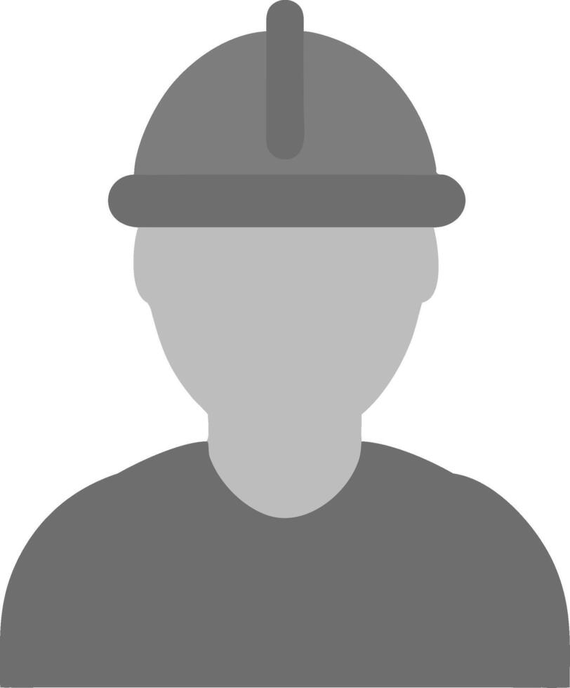 Construction Worker Safety Helmet Illustration vector
