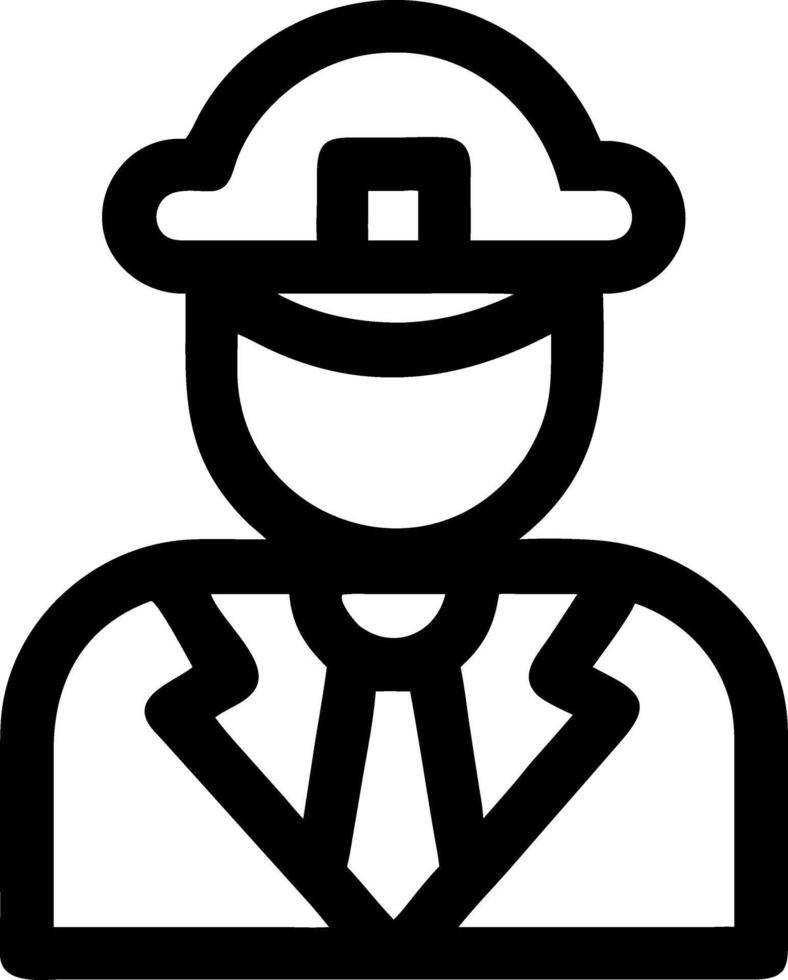 Construction Worker Illustration for Safety and Industrial Design Projects vector